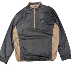 Nike ハーフジップジャケット XL黒/ベージュ