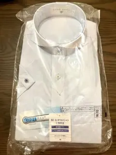 Yシャツ　半袖　Mサイズ　水色　CAFE SOHOのサムネイル