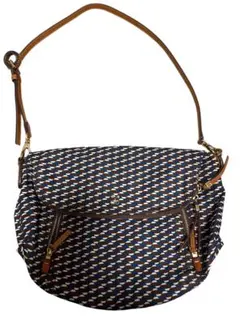 SAZABY 幾何学模様 ショルダーバッグ