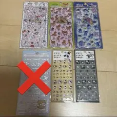 スティッチ バンビ　101匹わんちゃん　プチドロップステッカー ボンボンドロップ