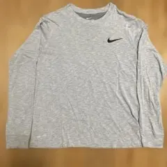 Nike DRI-FIT グレー ロングスリーブ Tシャツ M