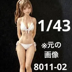 1/43 8005-01 フィギュア 水着 完成品 ミニカーに 1/64より大 | Mercari