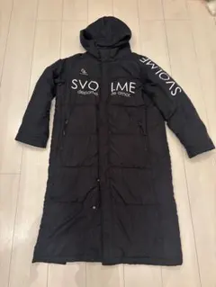 SVOLME フード付きロングコート ブラック　160 ベンチコート
