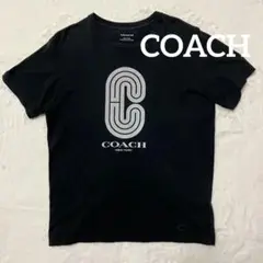 COACH コーチ ロゴTシャツ ブラック M メンズ
