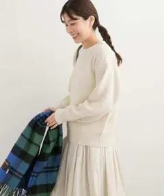 《新品》アーバンリサーチドアーズ モンゴリアンウールクルーネックニット