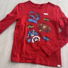 ロンT 長袖　130センチ スパイダーマン　マーベル　marvel