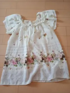 レストローズ　花柄　ワンピース　チュニック