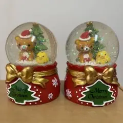リラックマ　クリスマス　スノードームのサムネイル