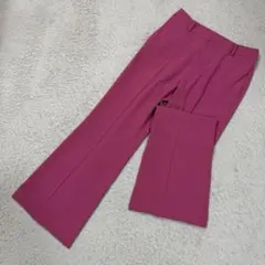 ユニクロ きれいめ モード 大人 オフィス 上品 美脚 スラックス ワイドパンツ