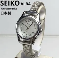 【日本製/1993年製 】 SEIKO ALBA クォーツ 電池交換済