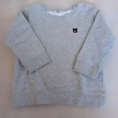 ダブルビー グレー トレーナー 90サイズ