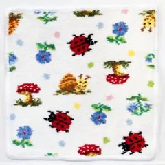 新品未使用 フェイラー ハンカチ 25×25 パウリドット