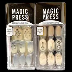 新品未使用　ダッシングディバ　マジックプレス　ネイルチップ２点セット