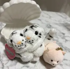 TAKE OFF テイクオフメッチャラブホワイトタイガー　ぬいぐるみキーホルダー