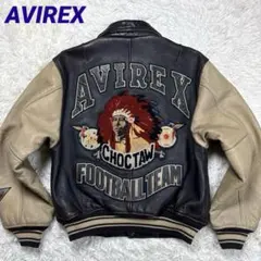 アヴィレックスAVIREX USA 80s 最初期 アーチロゴ レザージャケット