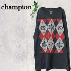 2385　チャンピオン　ロンT カジュアル　ビッグシルエット　長袖　カジュアル