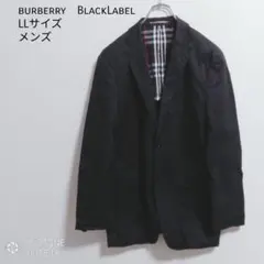 【burberry BlackLabel】ブラック　コート　メンズ　LLサイズ