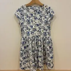 PETIT BATEAU 花柄ワンピース 128cm