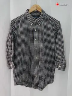 RALPH LAUREN YARMOUTH 七分袖 チェックシャツ 17 1/2