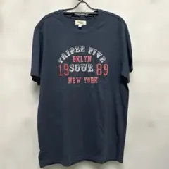 トリプルファイブソウル　Tシャツ　ネイビー　Lのサムネイル