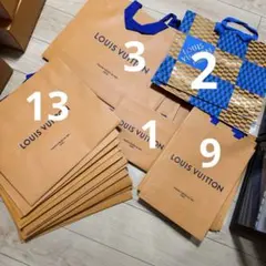 LOUIS VUITTON紙袋、5種類28個セットとなります。