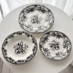R*c様 廃盤 大人気 新品 黒 クレイポッタリー 花柄 フローラル アースンウのサムネイル