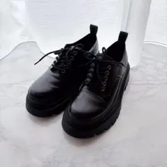 ザラ　ZARA トラックソールローファー　厚底ローファー