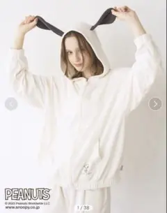 ジェラートピケ　gelato pique スヌーピーパジャマLサイズ