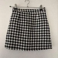 千鳥柄タイトスカート