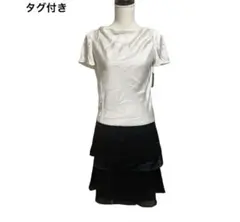 タグ付き Sunauna 半袖 ワンピース