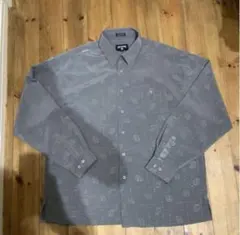 90s ROCAWEAR ロカウェア 総柄 モノグラム シャツ L Y2Kのサムネイル