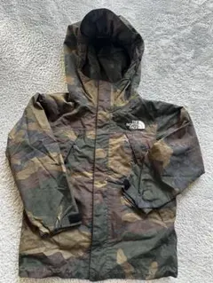 美品　The North Face 120サイズ　迷彩フード付きジャケット