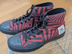 VISION STREET WEAR ハイカットスニーカー レッド ブラックのサムネイル