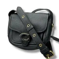 美品　コーチ　ブラック　タビー メッセンジャー 19 　ショルダーバッグ