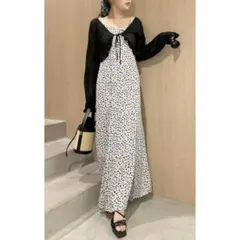 リリーブラウン サステナブル カーディガンセットキャミワンピース