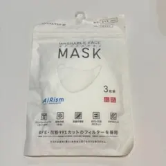 UNIQLO エアリズム マスク 3枚組 ホワイト ふつう Lサイズ