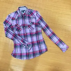 TOMMY HILFIGER チェック柄シャツ XS
