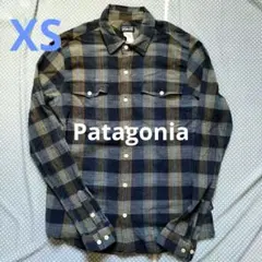 patagonia オーガニックコットン チェックネルシャツ XS