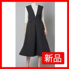 CELFORD セルフォード ジャガードジャンパードレス 32 ブラック