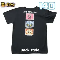 星のカービィ Tシャツ ブラック 140のサムネイル