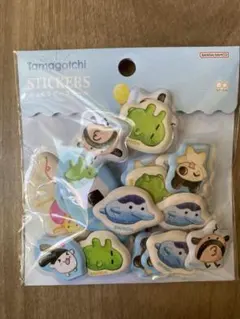 24時間以内発送　正規品　Tamagotchi ぷっくりピースシール