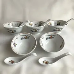 未使用】ナルミ NARUMI 唐子 八角皿 中華皿 レンゲ 各5P - メルカリ
