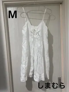 ホワイト キャミワンピース Mサイズ