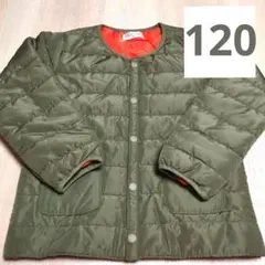 新品未使用　西松屋　クラシック　　中綿入り　ジャケット　120　カーキ