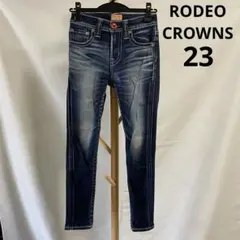 RODEO CROWNS スキニーデニム　ダークブルー