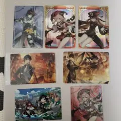 【本日まで】原神 メタルカード ウエハースのカードセット