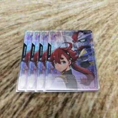 vジャンプ ガンダムカード スレッタ エアリアル リソース 4枚セット