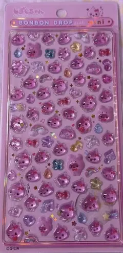 ボンボンドロップシールmini しずくちゃん