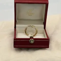 Cartierマストドゥカルティエ トリニティ リング 750 実測約7号 箱付 