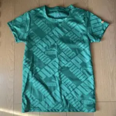 PUMA 緑色 サッカー練習着　ユニホーム